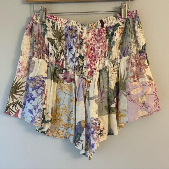 Zara Floral Printed High Waist Blogger Favorite Shorts 2771/087/330 - Picture 7 of 8